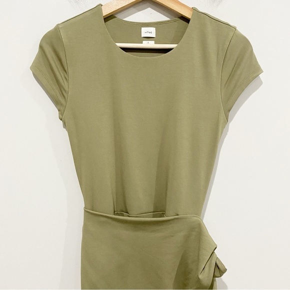 ARITZIA Wilfred New Lune Dress Bosana Green Size Small - Picture 5 of 13